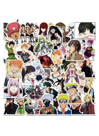 50PCS Anime Stickers, Includes a Variety of Popular Anime, Waterproof Stickers for Laptop,Skateboard, Water Bottles,Computer,Phone,Guitar, Stickers for Kids Teens Adult - pzsku/ZE40EC895DFC47345973BZ/45/_/1688230761/c089c4ff-990d-4f95-b515-274792c68b51