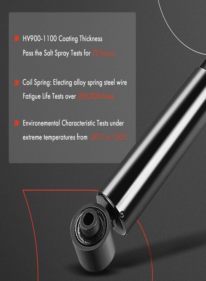 A-Premium Rear Pair (2) Shock Absorber Compatible with Chevy Malibu 2004-2012 & Pontiac G6 2005-2010 & Saturn Aura 2007-2009, Driver and Passenger Side - Image 4