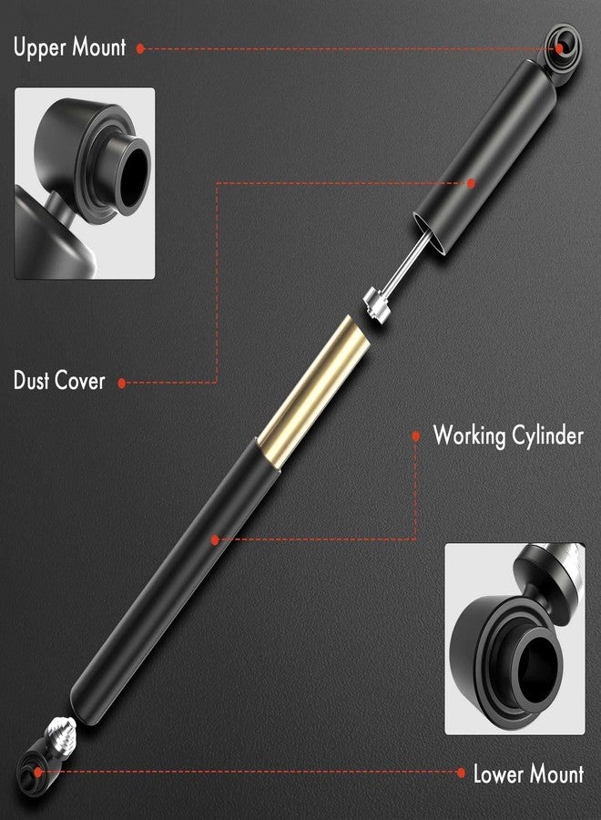 A-Premium Rear Pair (2) Shock Absorber Compatible with Chevy Malibu 2004-2012 & Pontiac G6 2005-2010 & Saturn Aura 2007-2009, Driver and Passenger Side - Image 2