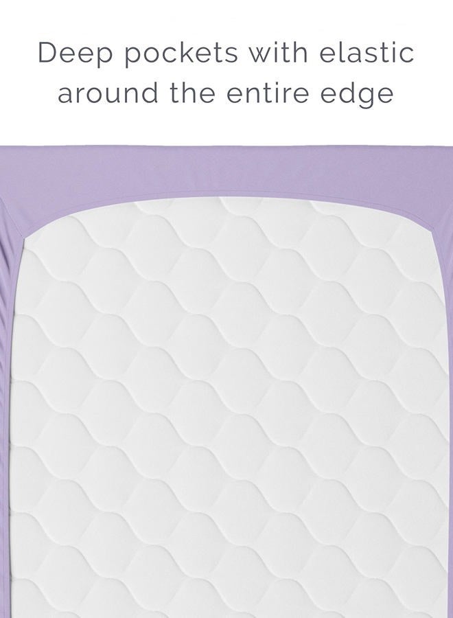 Natemia Changing Pad Cover - 100% Organic Cotton - 16x32 - Silky Soft, Hypoallergenic - Cradle and Bassinet - Ideal Baby Shower Registry Gift - Image 3