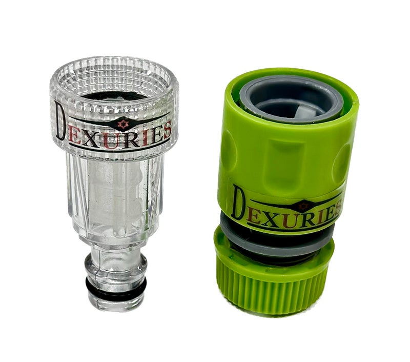 DEXURIES Universal 3/4" Water Inlet Filter for High-Pressure Washer Inlet Water Filter Connector Nipple/Nozzle Accessory (QC & Filter) - Image 2