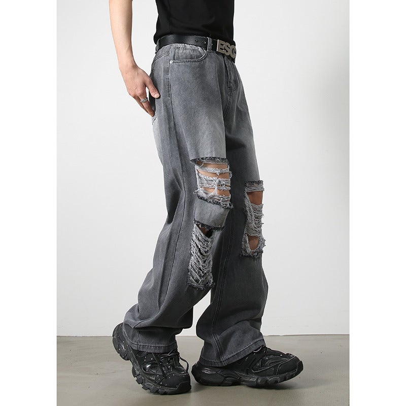 Unisex Casual Daily Denim Jeans - Image 3