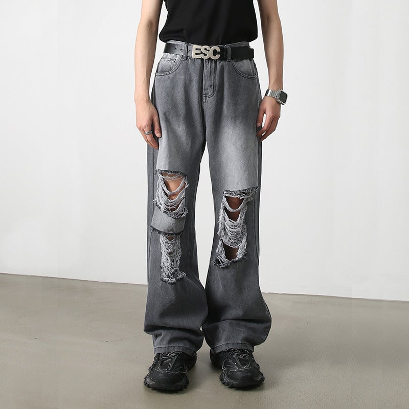 Unisex Casual Daily Denim Jeans - Image 2