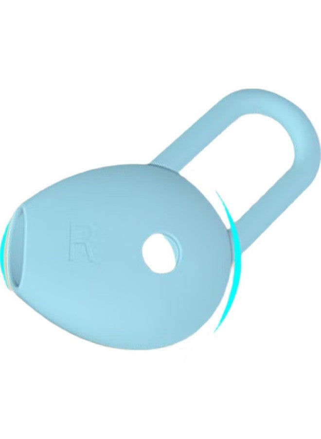 Masentek غطاء طرف سماعة Es23، متوافق مع هواوي فريلايس أكتيف إيديشن، هونر X سبورت برو Am66 سماعات بلوتوث، ملحق طرف سيليكون هواوي، أزرق متوسط - Image 2