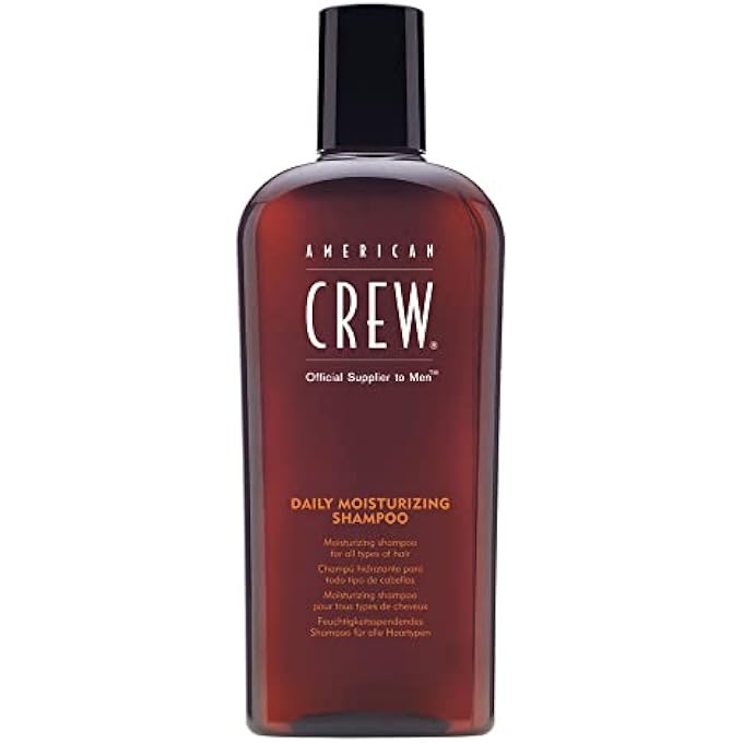Men's Shampoo by American Crew, Moisturizing Shampoo for Oily Hair, 8.4 Fl Oz