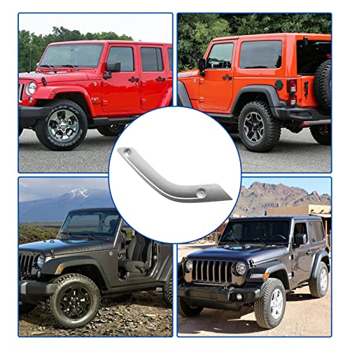 UOIENRT Interior Door Grab Handle Inserts Cover Trim Replacement for Jeep 2011-2018 Wrangler JK(Right) - Image 4