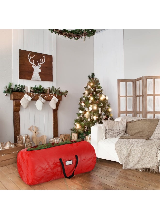 Elf Stor Tree Storage Bag-Fits up to 12 Foot Artificial Trees-Protects Holiday Decorations  Inflatables from Moisture  Damage by   Red - Image 5