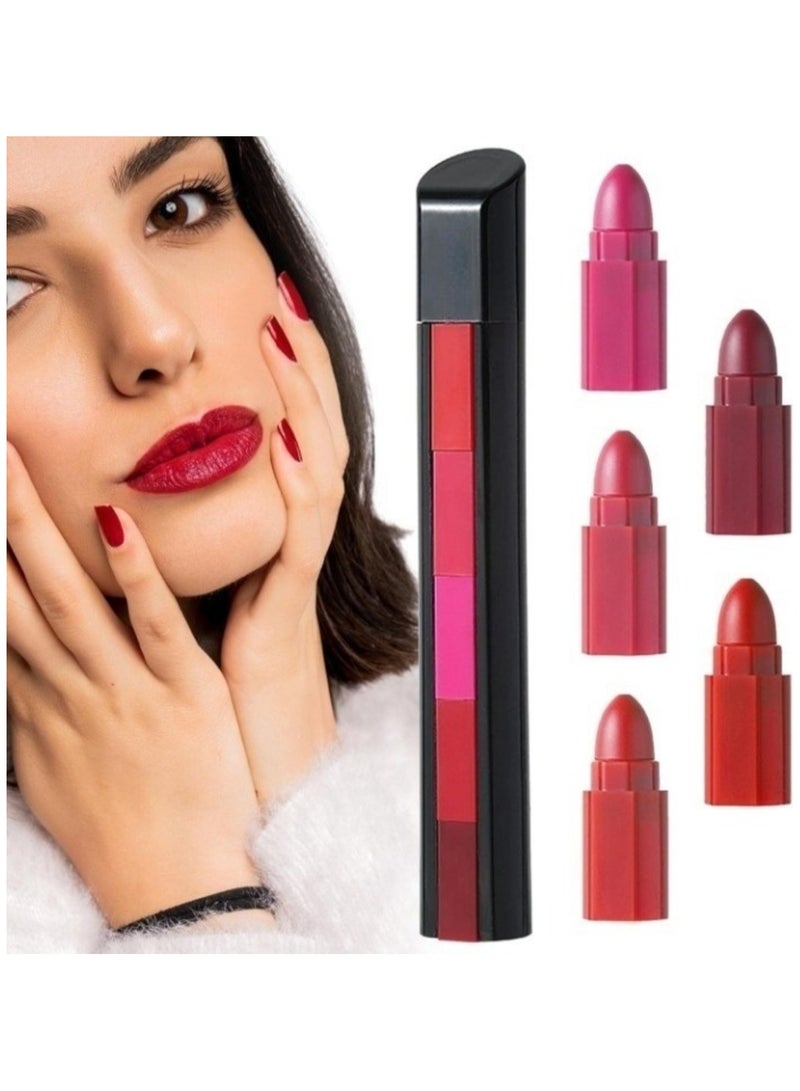 Huitich 5 in 1 Intense Matte Lipstick – Model 01 - Image 5