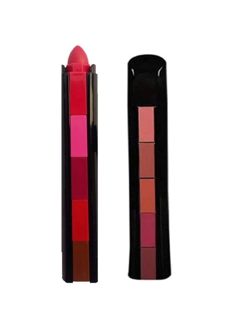 Huitich 5 in 1 Intense Matte Lipstick – Model 01 - Image 4