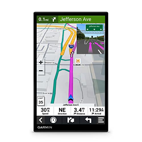 GARMIN جارمن درايف سمارت 86، جهاز ملاحة GPS للسيارة بحجم 8 بوصات مع خرائط عالية الدقة وصوت جارمن المساعد - Image 2
