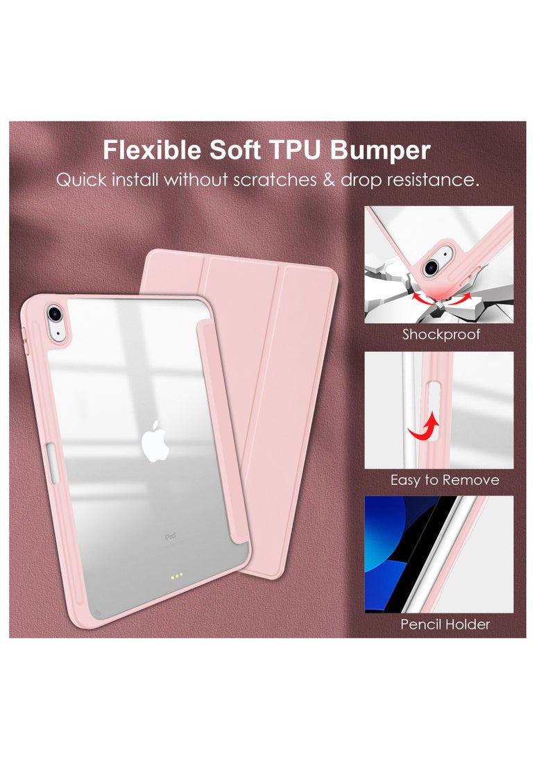 URBBKING Hard Protective Case Cover For iPad 2022 (10th Gen) 10.9 inch / iPad 2025 (11th Generation) Pink - Image 5