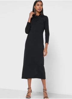 WAREHOUSE Cut Out Detail Knitted Bodycon Dress  - Image 1