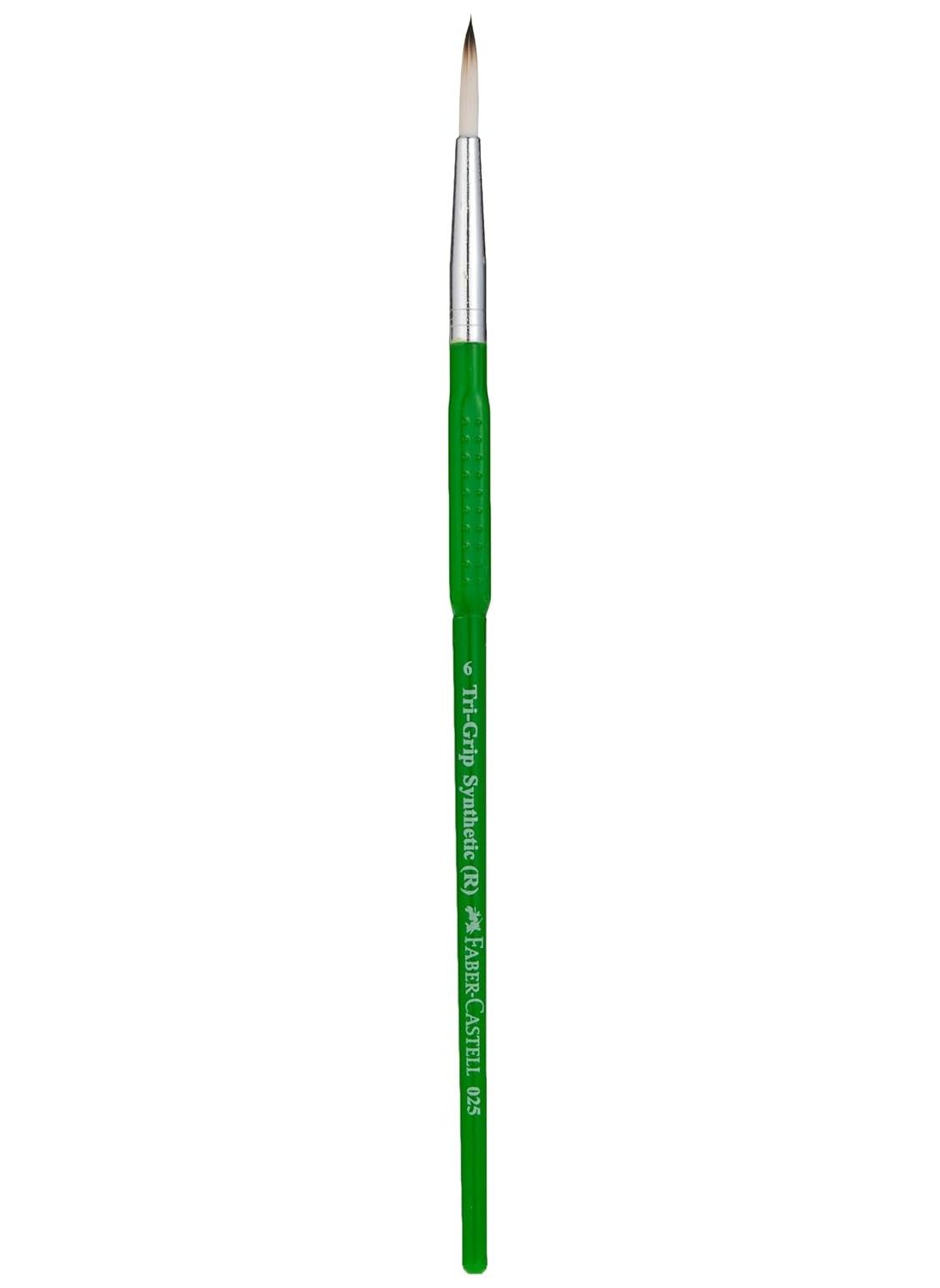 FABER-CASTELL - Faber-Castell Tri-Grip Brush - Round, Pack of 7 (Assorted) - Image 1