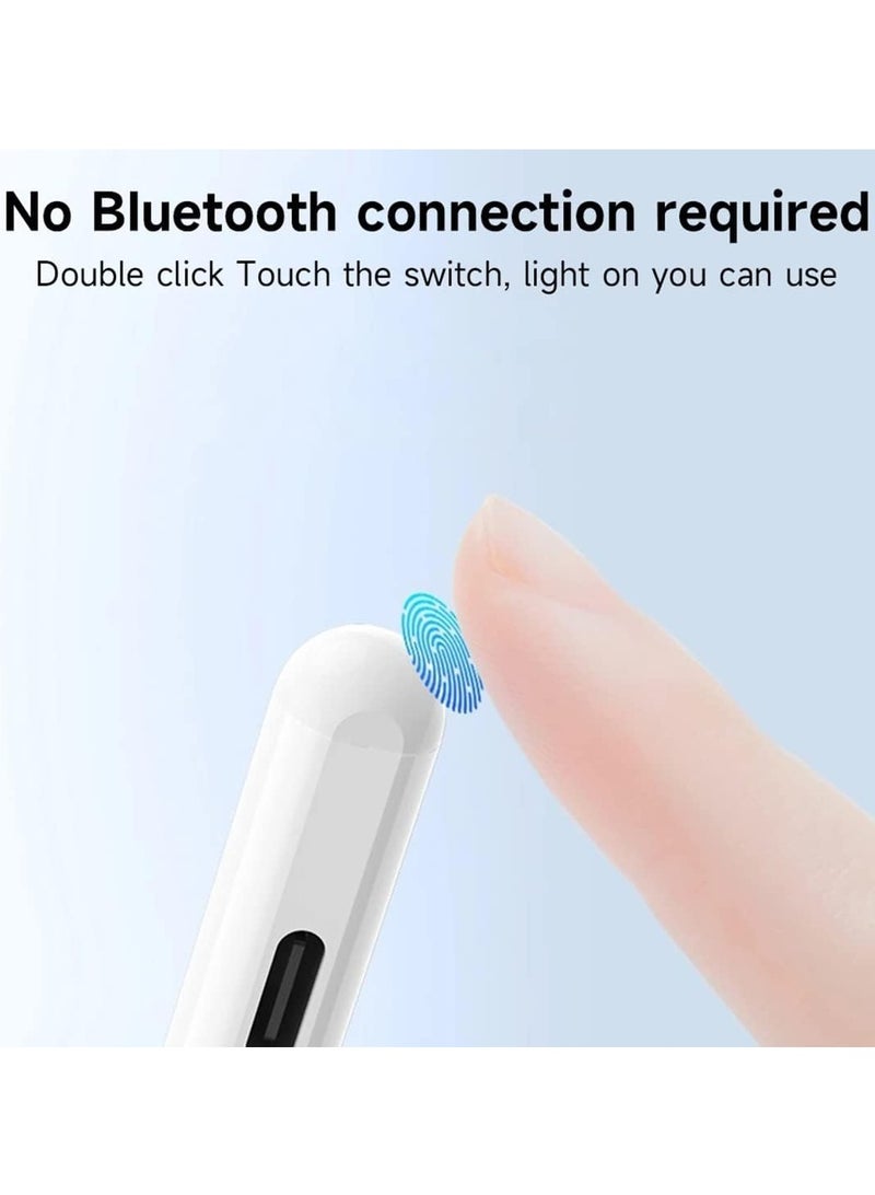 قلم اللمس الشامل مع مغناطيس للاستخدام مع أجهزة Android و iOS و Windows، يتوافق مع iPad و Apple Pencil و Huawei و Lenovo و Samsung والهاتف المحمول والأجهزة اللوحية. - Image 4