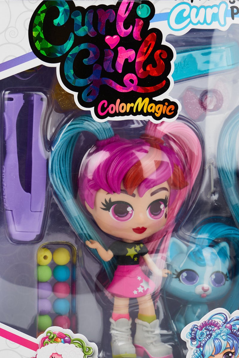 Silverlit 3Pcs Curli Girls Twin Dolls With Magical Hair - Image 4