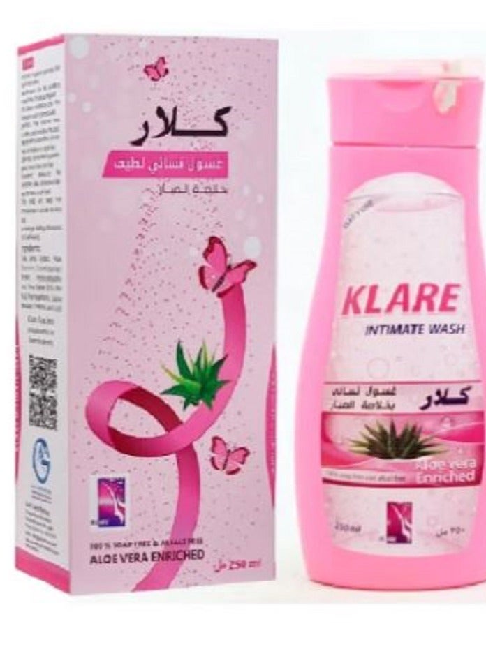 klare intimate wash (aloevera) 250 ml