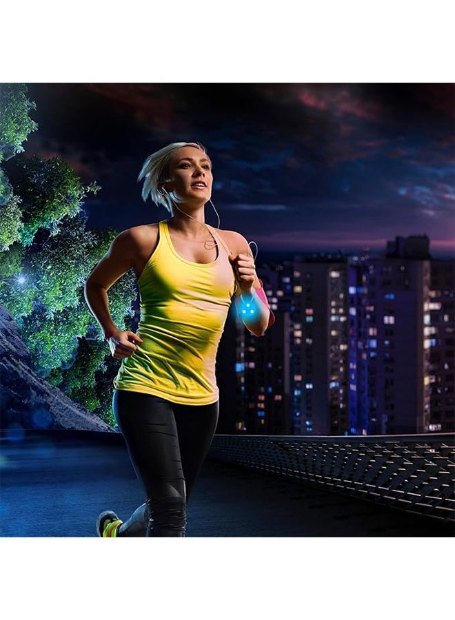 ضوء تشغيل LED ، ضوء أمان الدراجة من السيليكون ، مناسب للعدائين وراكبي الدراجات - 3 قطع - Image 4