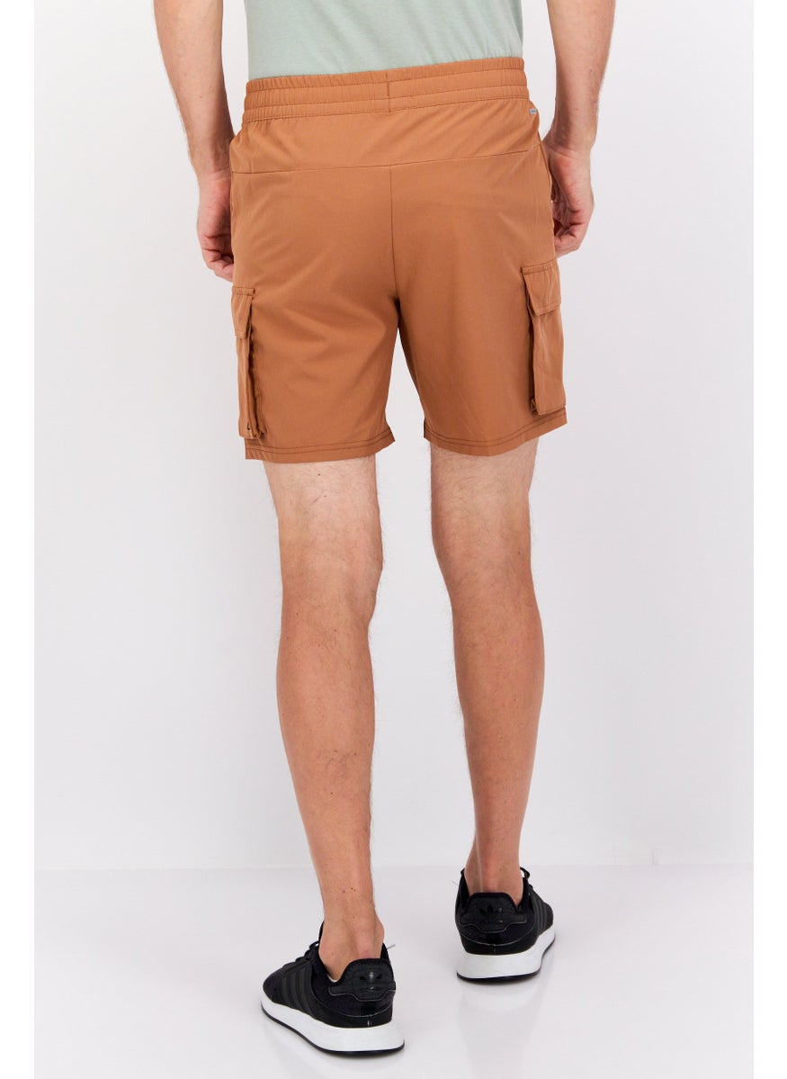 Unipro Men Sportswear Fit Training Short, Brown  - Image 3