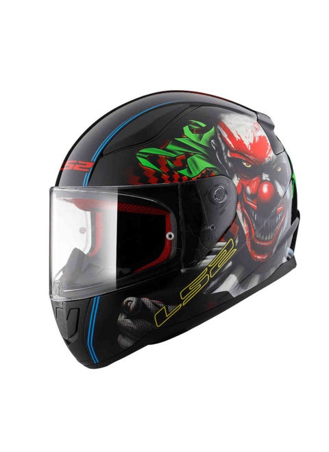 LS2 HELMET FF353 RAPID Full Face Racing Helmet - Color Happy Dreams Black