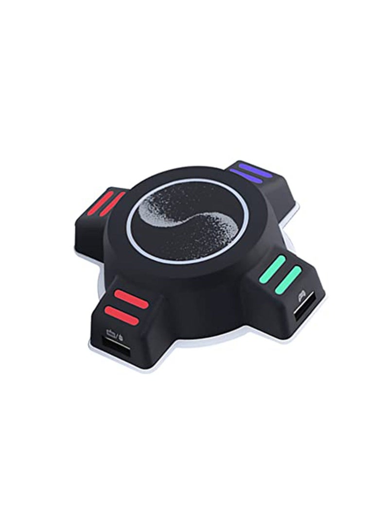 Captaintech Keyboard and Mouse Adapter, Portable Mouse Keyboard Converter with 3.5 mm Audio, Game Pad Controller Adapter, Plug and Play USB Hub Compatible with Xbox One, PS5, PS4, PS3, N-Switch - Image 1