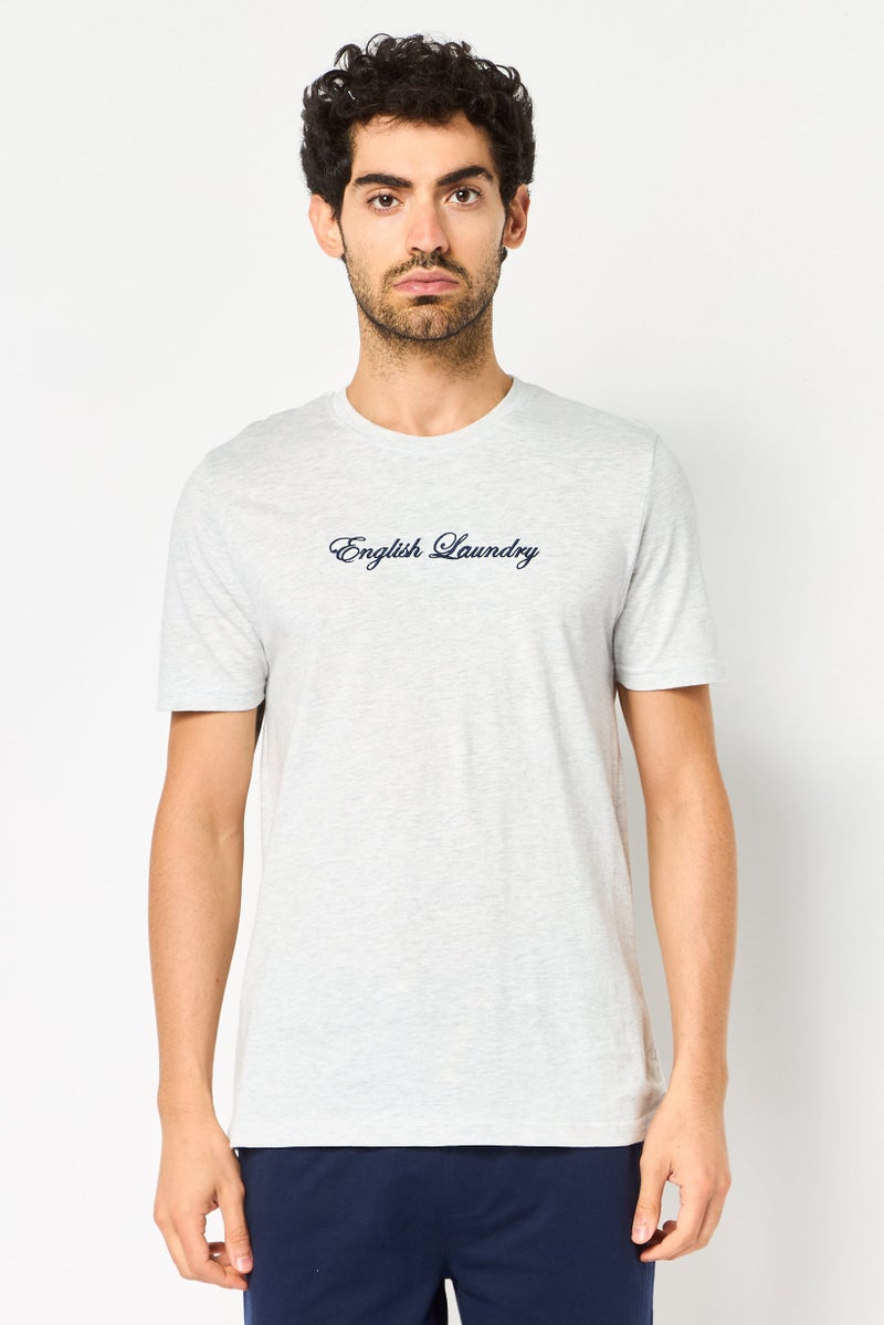 English Laundry Men 2 Pieces Embroidered Logo T-Shirt And Shorts Set, Multicolor - Image 4