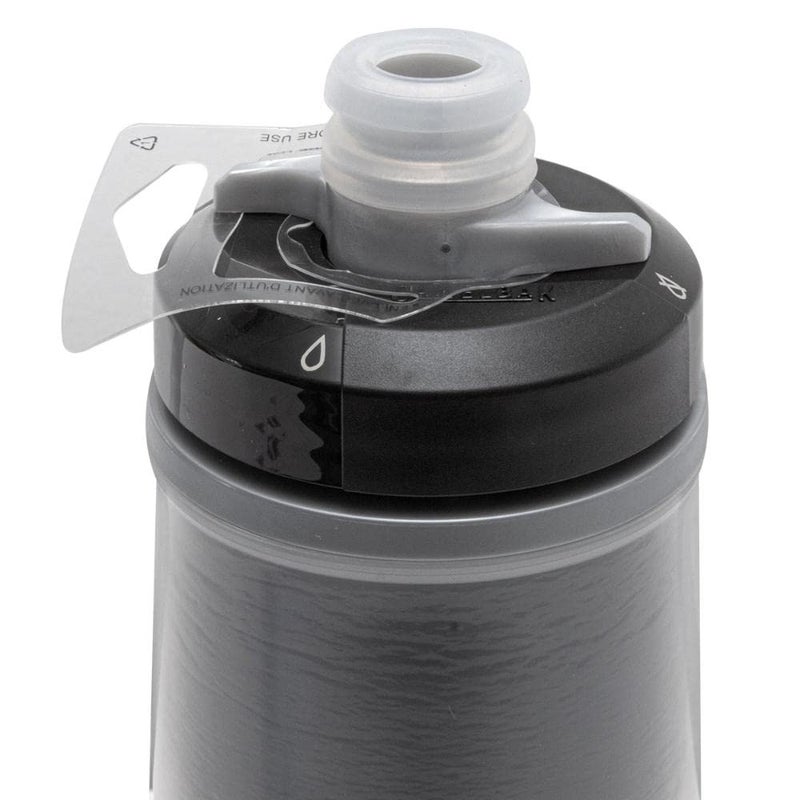 CAMELBAK زجاجة ماء دراجة كاملباك بوديوم تشيل المعزولة - زجاجة سهلة الضغط - تناسب معظم حوامل الدراجات - 24 أونصة، سوداء - Image 5