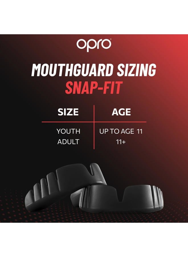 OPRO UFC Adult Snap Fit Gum Shield Mouthguard, White - Image 5