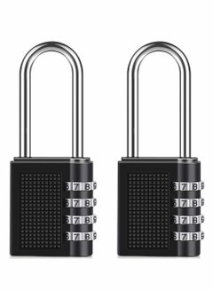 Generic Combination Padlock, Long Shackle 4 Digit Locker Lock ...