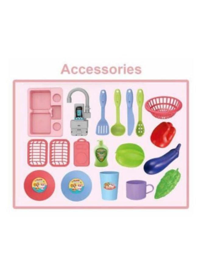 Kitchen mini tableware with sink - Image 2