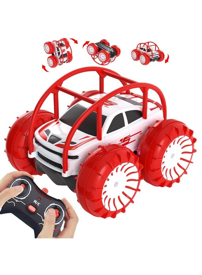 ماكس ترونيك سيارة تحكم عن بعد، سيارات برمائية تعمل بالتحكم عن بعد، لعبة حمام سباحة على الشاطئ، قارب يعمل بالتحكم عن بعد، سيارة دوارة 360 درجة مع أضواء جانبية للأطفال الصغار من سن 3 4 5 6 7 8 9 10 11 12 سنة، أولاد وبنات - Image 1