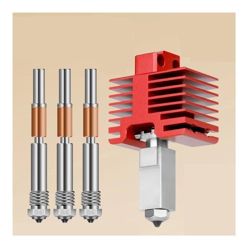 P1 ترقية اللون TZ4 0 مجموعة هوت إند لـ Bambulab P1S P1P X1 X1C X1E فوهة فولاذ مقوى - Image 3