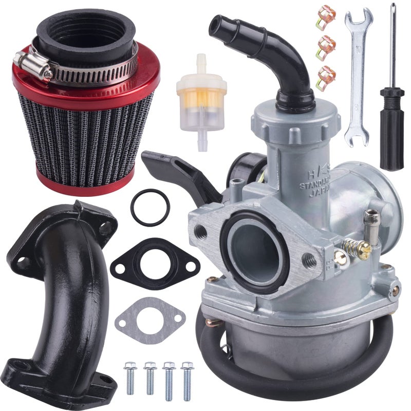مجموعة فلتر هواء كاربوريتر JINGKE 22 مم لدرجات 110cc 125cc SSR CRF50 بيك ديرت دراجة نارية سونل بيك دراجة ATV تاوتاو