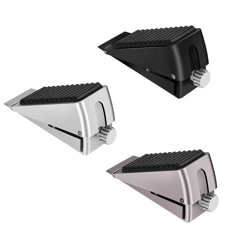 Bluejw Heavy Duty Door Stopper Wedge, Premium Zinc & Rubber, Stops-Tools for Home & Office - Image 1