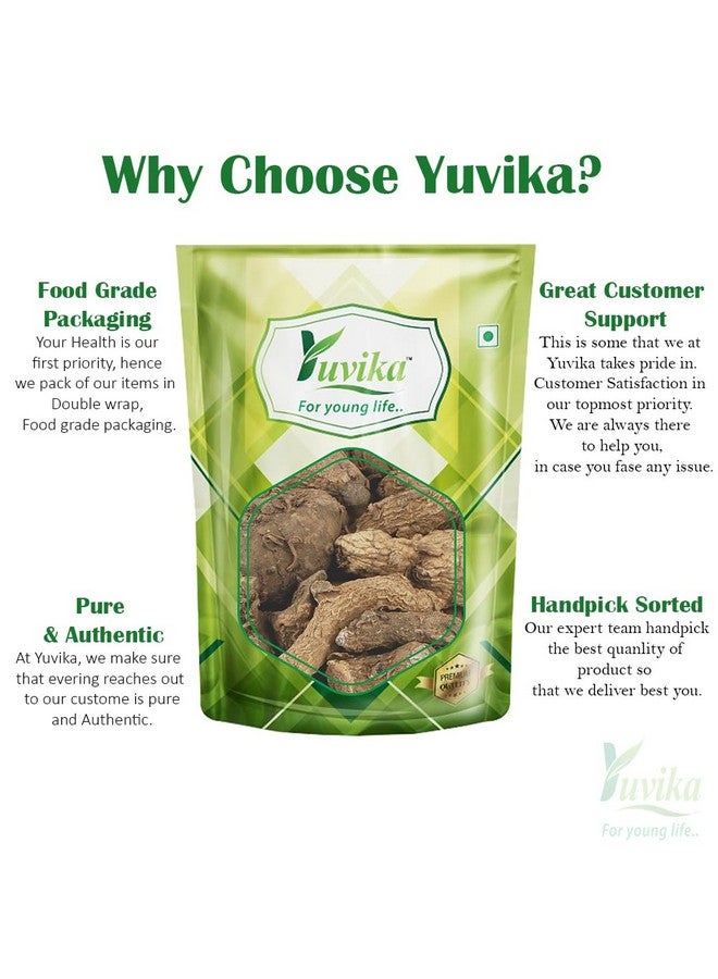 Yuvika Kali Haldi - Nar Kachur - Narkchaur - Narkachur - Curcuma Zerumbet - Zedoary Root - Black Turmeric 100 Grams - Image 3