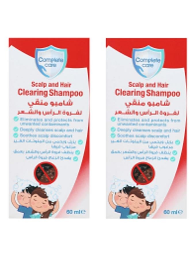 Eva 2 pieces Scalp and Hair Clearing Shampoo, 120ml. - Image 2