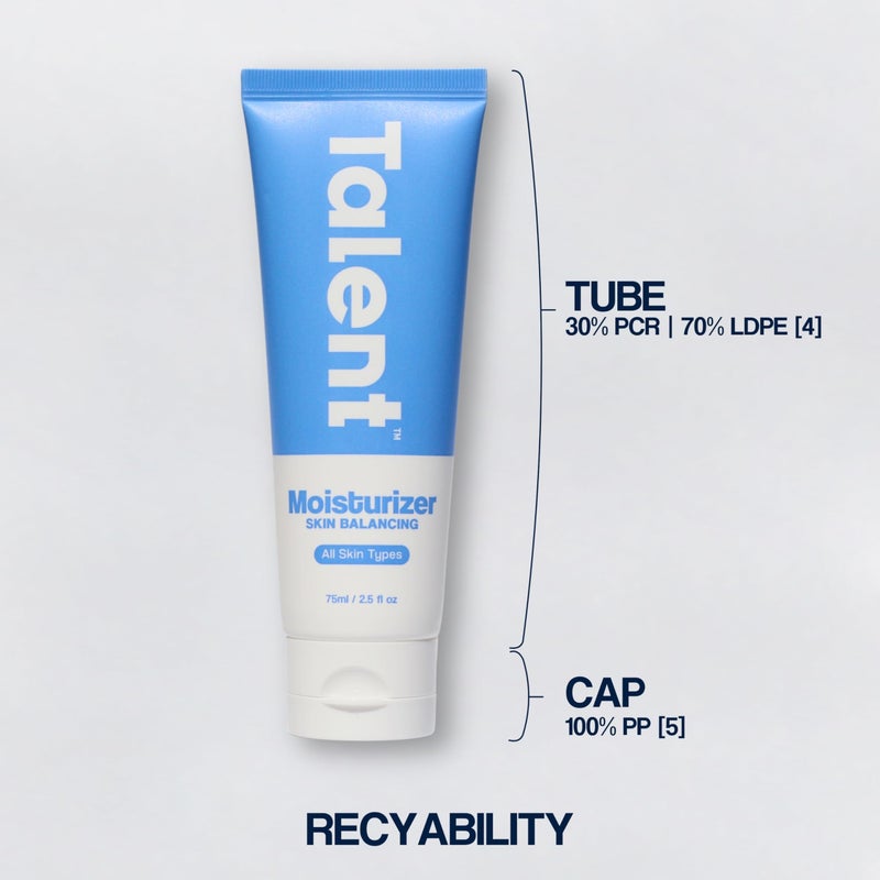 Talent Men's Skin Balancing Moisturizer â€“ Korean Skincare, EWG Verified, Fragrance-Free, Lightweight 2% Niacinamide Face Lotion, 2.5 fl oz - Image 5
