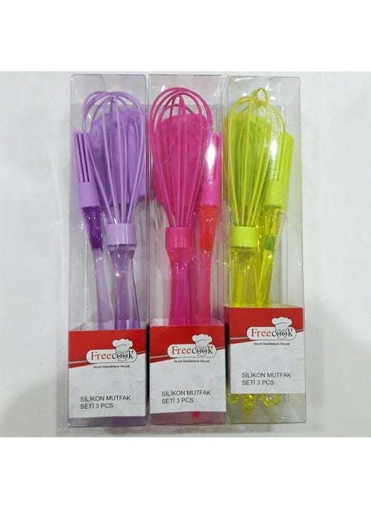 Freecook Silicone Kitchen Set 3 Pieces 