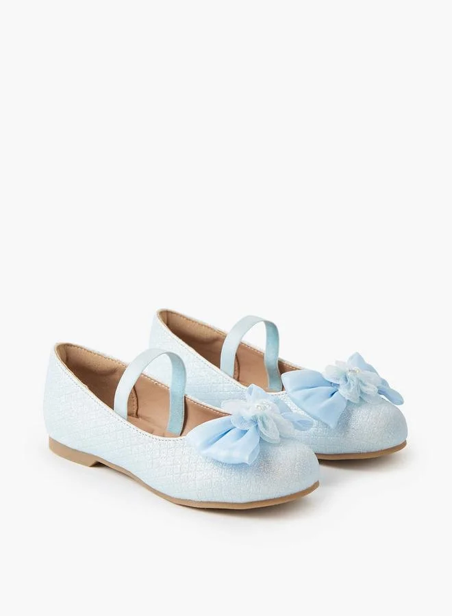 JUNIORS Girls Slip-On Ballerina Shoes
