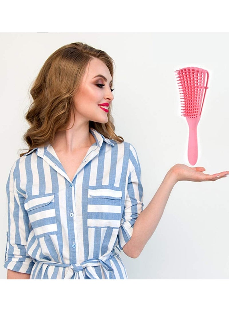 أوريتي فرشاة فك تشابك الشعر لفك تشابك الشعر المجعد بسهولة، بما في ذلك الشعر المتموج والمجعد والمتعرج من أفرو أمريكا - Image 3