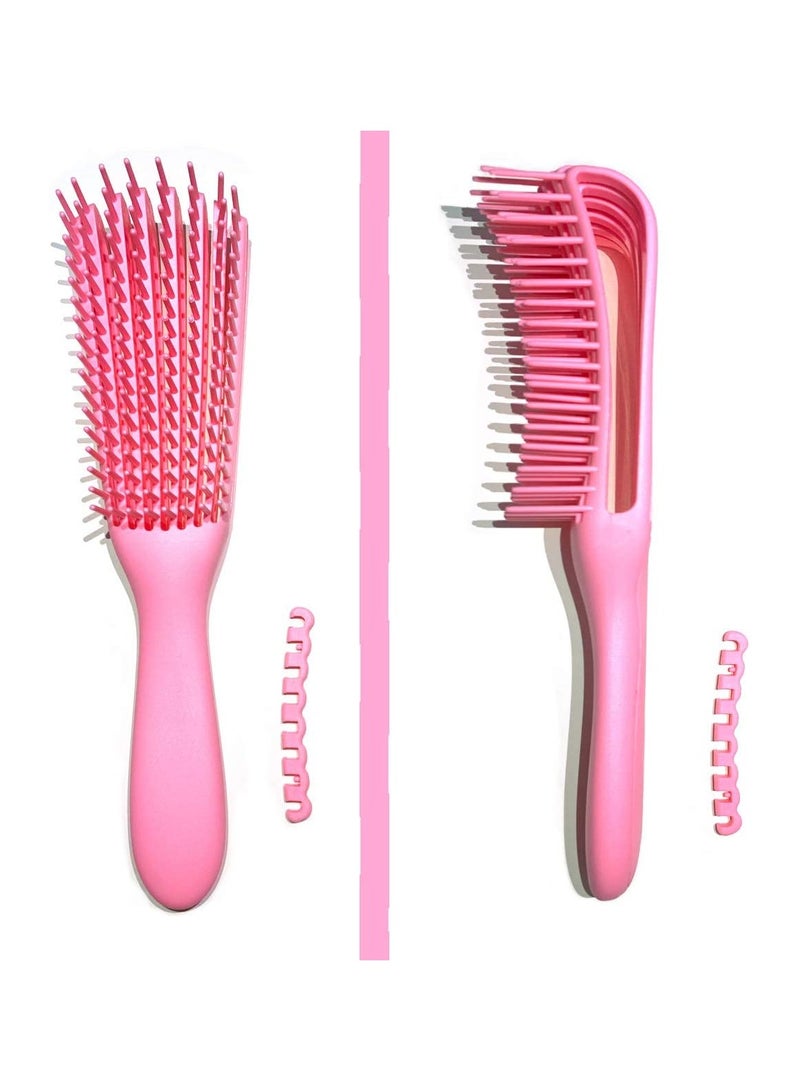 أوريتي فرشاة فك تشابك الشعر لفك تشابك الشعر المجعد بسهولة، بما في ذلك الشعر المتموج والمجعد والمتعرج من أفرو أمريكا - Image 2