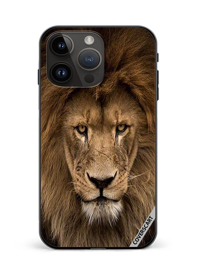COVERSCART Protective Case Cover For Apple iPhone 15 Pro Lion Design Multicolour - Image 1