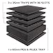 ENHANCE Portable Miniature Figure Storage Carrying Case 4 Foam Layers fits 108 Infantry Minis Pick Pluck for Large Figures Book Sleeve 2 Accessory Pockets for Measuring Tape Dice More - Image 3