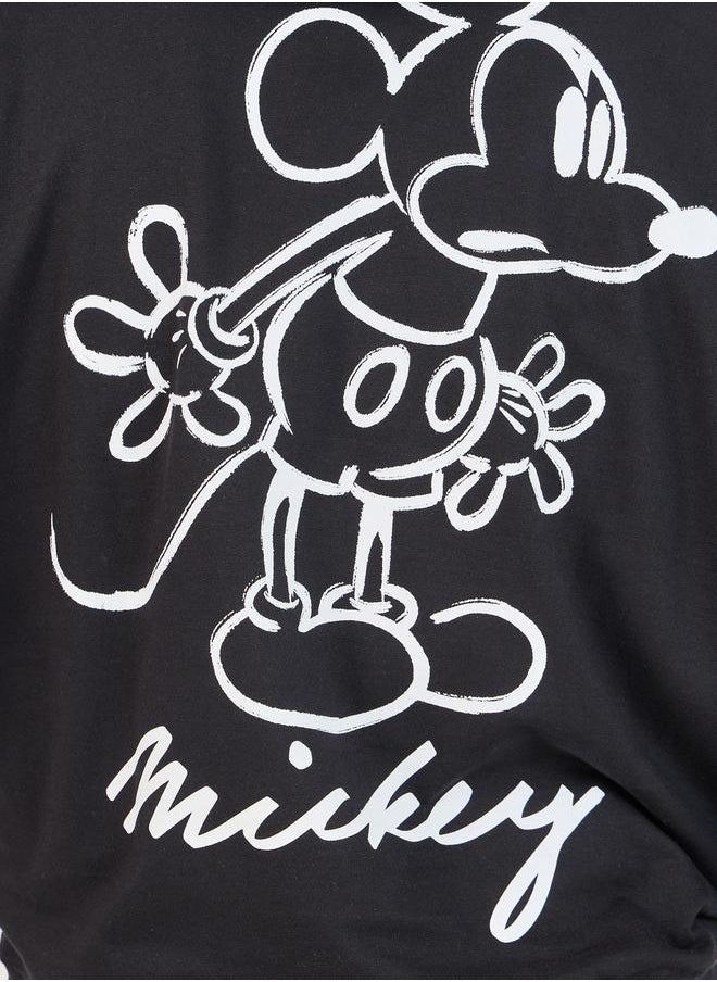 Styli Mickey Mouse Character Print Oversized Hoodie  - Image 5
