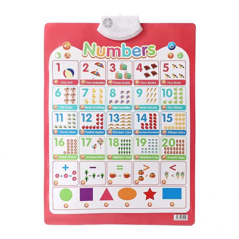 Children's Audio Flip Chart Reading Literacy English Learning Machine - Fun Interactive Educational Toy