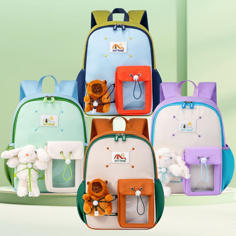 Sesame Baby Kids Backpack Cute Animal Oxford Lightweight School Bag for Boys Girls Ages 2-6 - Image 3