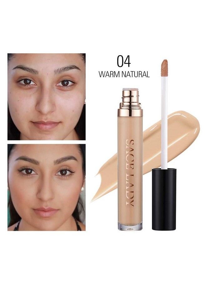 SACE LADY - Face Makeup Base Set for Women with Flawless Matte Foundation Full Cover Up Concealer for Eye Circles Oil Control Loose Powder Make Up Sponge Lasting Waterproof Natural Cosmetics Kit 4Pcs - Image 1