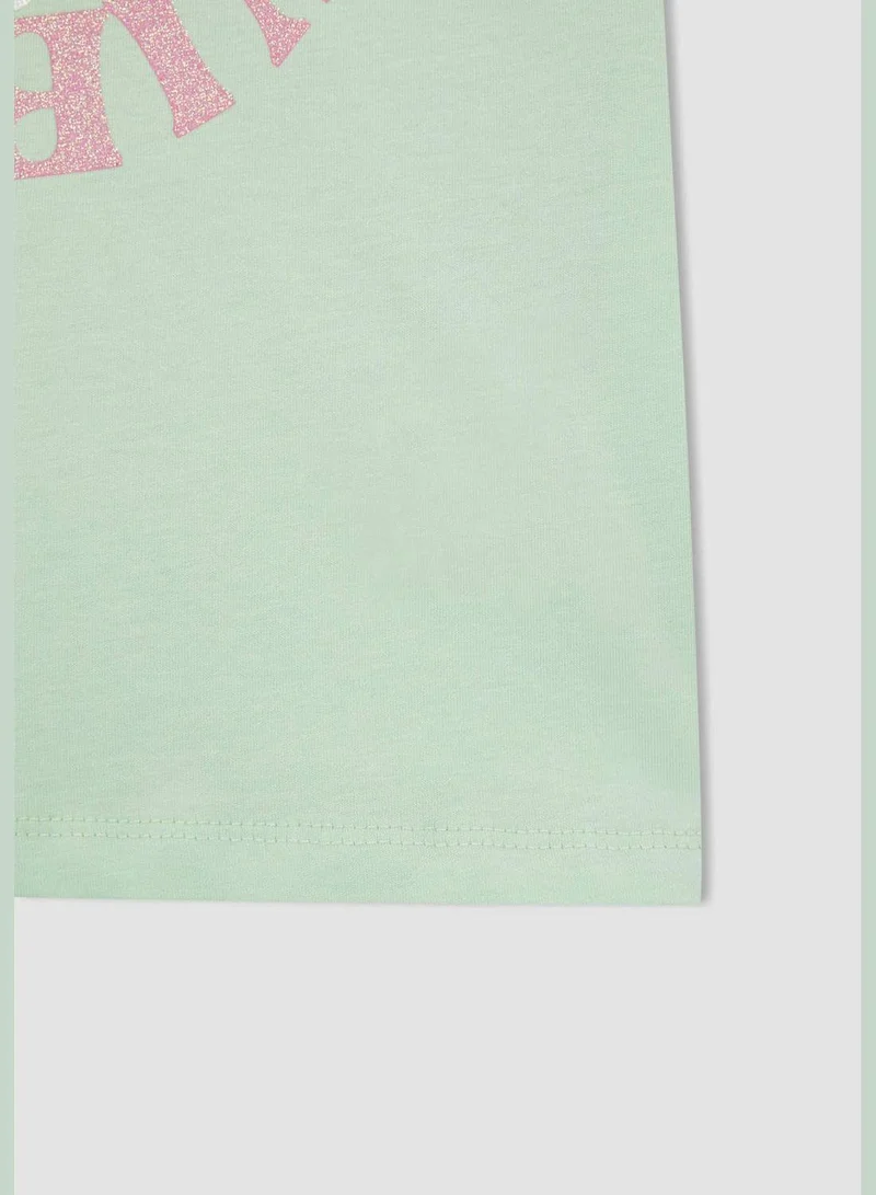 DeFacto Regular Fit Short Sleeve Text Print T-Shirt