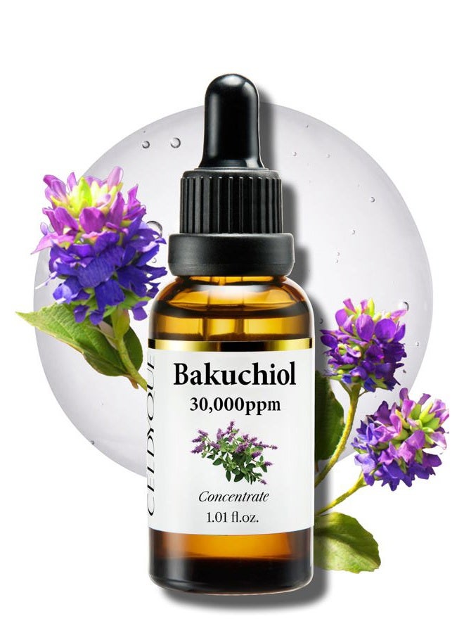 CELDYQUE Korean Bakuchiol Concentrate DIY Mix-in Serum 30,000 ppm - High Potency Retinol Alternative | Wrinkle Reduction Skin Firming & Smoothing - Anti-Aging Sensitive Skin Vegan & Cruelty-Free Non-GMO 1 oz - Image 1