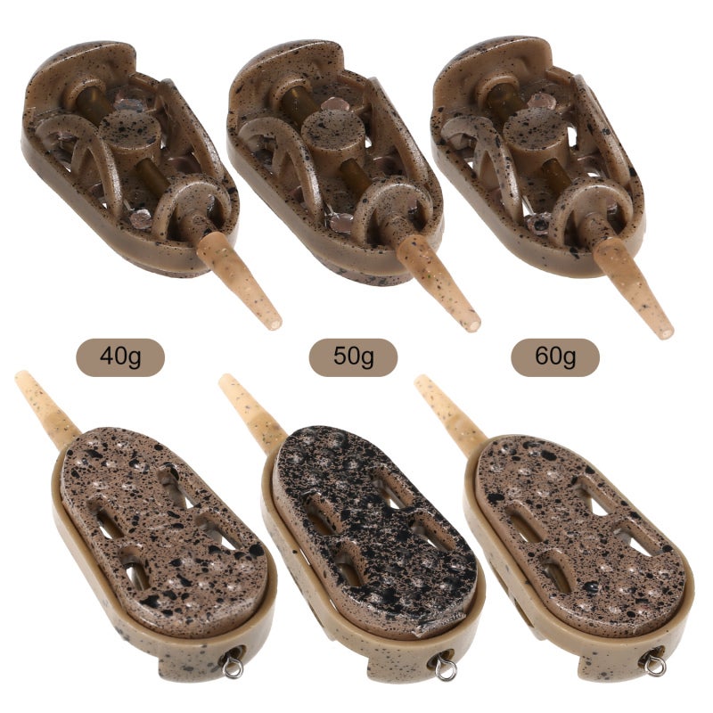 COONOR 3pcs Fishing Feeder Mould Quick Release Moulds Carp Fishing Bait Holder Tool - Image 3