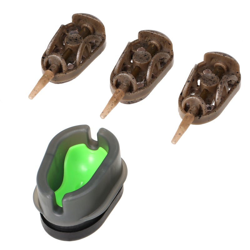 COONOR 3pcs Fishing Feeder Mould Quick Release Moulds Carp Fishing Bait Holder Tool - Image 4